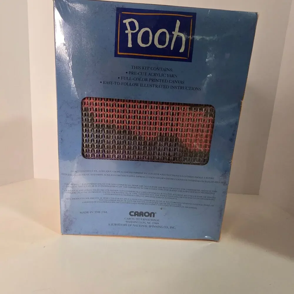 Disney Winnie the Pooh Eeyore Latch Hook Rug Kit 20x30 Caron Sealed WP0103